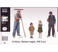 Master Box MB3567 - 1/35 Civilians, Oeste Region, II Guerra Mundial Era - Nuevo