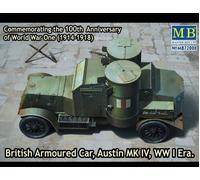 Master Box MB72008 - 1/72 Austin Mk.iv British Armored Coche, 1914-18 - Nuevo