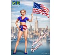 Master Box Models ""Betty Belleza Americana - Kit de la serie Pin-Up n. 2 (escala 1:24)