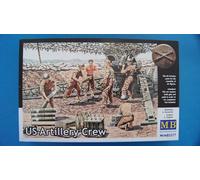 Master Box WWII US Artillery Crew (6) Figure Model Building Ki (Importación USA)