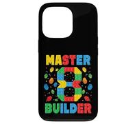 Master Builder Age, Octavo cumpleaños, Squad Block Building Carcasa para iPhone 13 Pro