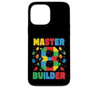 Master Builder Age, Octavo cumpleaños, Squad Block Building Carcasa para iPhone 13 Pro MAX