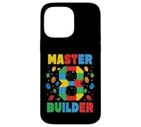 Master Builder Age, Octavo cumpleaños, Squad Block Building Carcasa para iPhone 14 Pro MAX