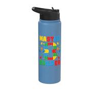 Master Builder Age, octavo cumpleaños, Squad Block Building Stainless Steel Insulated Water Bottle