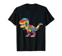 Master Builder - Bloque de Dinosaurio para Construir Ladrillos Camiseta