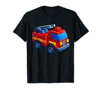 Master Builder - Bloques de construcción de ladrillos de camión de bomberos Camiseta