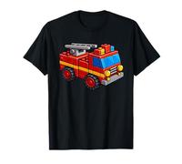 Master Builder - Bloques de construcción de ladrillos de camión de bomberos Camiseta
