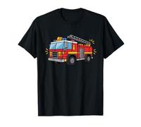Master Builder - Bloques de construcción de ladrillos de camión de bomberos Camiseta