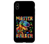 Master Builder Bricks Blocks Play Toys T-Rex Dinosaur Carcasa para iPhone XS MAX