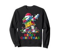 Master Builder Christmas Lights Dabbing Dab Merry Christmas Sudadera