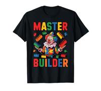 Master Builder Circus Costume Clown Juggling Blocks Bricks Camiseta
