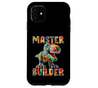 Master Builder Dino Bricks Blocks Play Toys T-Rex Dinosaur Carcasa para iPhone 11