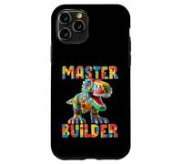 Master Builder Dino Bricks Blocks Play Toys T-Rex Dinosaur Carcasa para iPhone 11 Pro