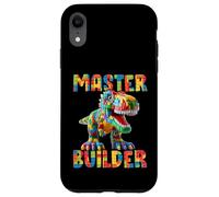 Master Builder Dino Bricks Blocks Play Toys T-Rex Dinosaur Carcasa para iPhone XR