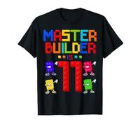 Master Builder es 11 años viejo edificio 11 cumpleaños niño niña Camiseta