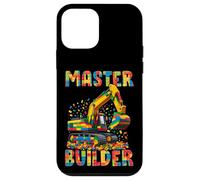 Master Builder Kids Bloques de construcción Ladrillos Juguetes Excavadora Carcasa para iPhone 12 Mini