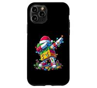 Master Builder Kids Building Blocks Dabbing Christmas Lights Carcasa para iPhone 11 Pro