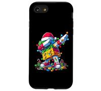 Master Builder Kids Building Blocks Dabbing Christmas Lights Carcasa para iPhone SE (2020) / 7/8