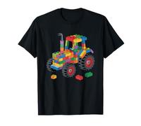 Master Builder Tractor Ladrillo de juguete Constructores Bloque Ladrillos Camiseta