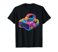 Master Builder VR Gaming Lover Ladrillo Bloques Gráficos Constructores Camiseta