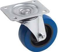 Master Caster ✓ Placa de 105 x 80 mm ✓ Ruedas elásticas de goma sólida ✓ Banda de rodadura suave ✓ Rueda de rodamiento de rollo/Rodillo resistente, 802600