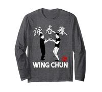 Master Chinese Mixed Artes Marciales Wing Chun Entrenamiento Hombres Manga Larga