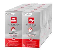 Master Classico Lungo Illy 100 cápsulas compatibles con Nespresso