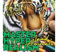 Master Hyper-Realism - LAND ANIMALS: The Most Advanced Coloring Book in the World!