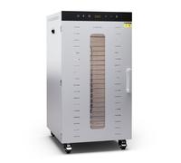 Master Jerky 30-90°C Deshidratador de Alimentos Industrial 20 Bandejas Plata