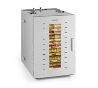 Master Jerky 40-90°C Deshidratador de Alimentos Industrial 16 Bandejas Plata