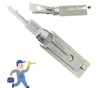 Master Key Decoder,stainless Steel Master Key Decoder,fast Key,door Lock Opener Pick,lock Pick Decoder,decodificador De Llaves 2 En 1,decoder Tool,lecteur Décodeur De Crochetage De Serrure Pour Auto