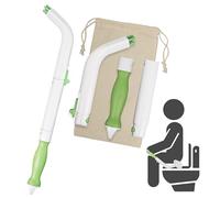 Master Kit - Ayuda multiusos para limpiar el inodoro de 20 pulgadas para todas las personas con limitaciones de rango de movimiento - Herramienta de asistencia portátil para limpieza de glúteos/ayuda