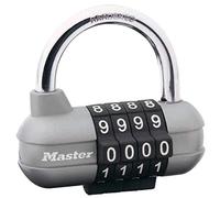 Master Lock 1520EURD Candado con Combinación, Gris, 5,9 x 6,4 x 2,6 cm