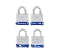 Master Lock 3008D Candado con llave, plata, 3.5 cm