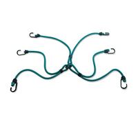 Master Lock 3105EURDAT Cuerdas elásticas Pulpo con 6 Ganchos Gancho Invertido, optimas para Sujetar Cargas Pequeñas, Camping, Mudanzas, Verde
