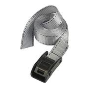 Master Lock 3112EURDAT Cinchas de Amarre con Hebilla Reforzada, Correa, Gris, 5 m x 25 mm