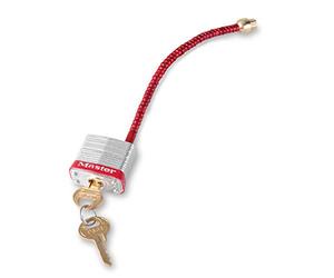 Master Lock 7C5RED Candado compacto para disyuntor, Arco 12,7 cm