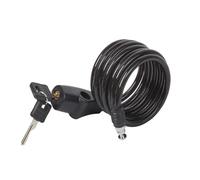 Master lock 8126EURDPRO Candado Bicicleta, Llave, Exterior para Bicicleta, Monopatín, Paseante, Cortacésped y Otro Equipo, Azul Oscuro, 1.8 m Cable