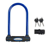 Master Lock 8195EURDPROCOLB Candado U, Llave, Soporte de Transporte, Antirrobo Certificado, Azul, Electrica, Bicicleta Montaña, Unisex-Adult, Medium