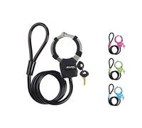 MASTER LOCK 8275EURDPRO Candado de Bicicleta, Patinete Electrico, Carros Bebe, Equipo Deportivo, largo 1 cm