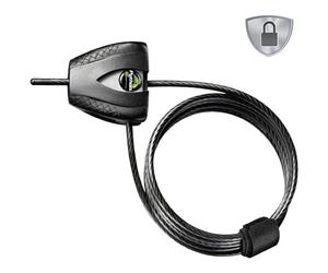 Master Lock 8417DPRO - Candado antirrobo de Cable (1,80 m x 5 mm) Negro