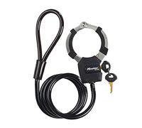 Master Lock Antirrobo Cable [Largo 1 m] 8275EURDPROBLK - Candado de Bicicleta, Patinete Electrico, Carros Bebe, Equipo Deportivo, Negro