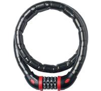 Master Lock Antivol De Cable Con Combinación 4 Dígitos 8226eurdpro, 1 M X 18 Mm, Núcleo De Acero Articulado Y Funda Vinilo, Negro, Seguridad Nivel 7
