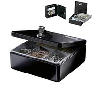 MASTER LOCK Armario Llaves o Caja Fuerte Pequeña [Asegura Llaves o Pequeña] [Con Portamonedas Interior] [10 Ganchos] KDS1EURHRO