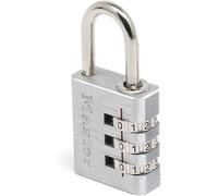 Master Lock Cadenas de código de aluminio de 3 dígitos 7630EURD