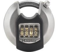 Master Lock Cadenas disco de acero inoxidable M40EURDNUM