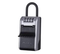 Master Lock Caja de Seguridad para Llaves con Nuevo diseño Innovador, grillete, Aluminium, Gris, Extra Grande, NEW - XL - Arco
