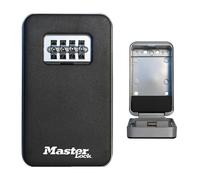 Master Lock Caja de seguridad para llaves montaje en pared con sistema de apertura “Tirar para abrir”, de tamaño mediano, para exteriores, con kit de montaje incluido. Modelo 5410EURD
