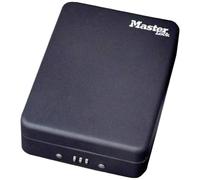 MASTER LOCK Caja Fuerte Compacta [Combinación] [con Cable] P005CEURBLKHRO - Ideal para Objetos de valor, Smartphone, Pequeños