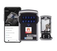 Master Lock Caja fuerte para Llaves [BLUETOOTH] [Montaje mural] - 5441EURD - Caja de seguridad Negro